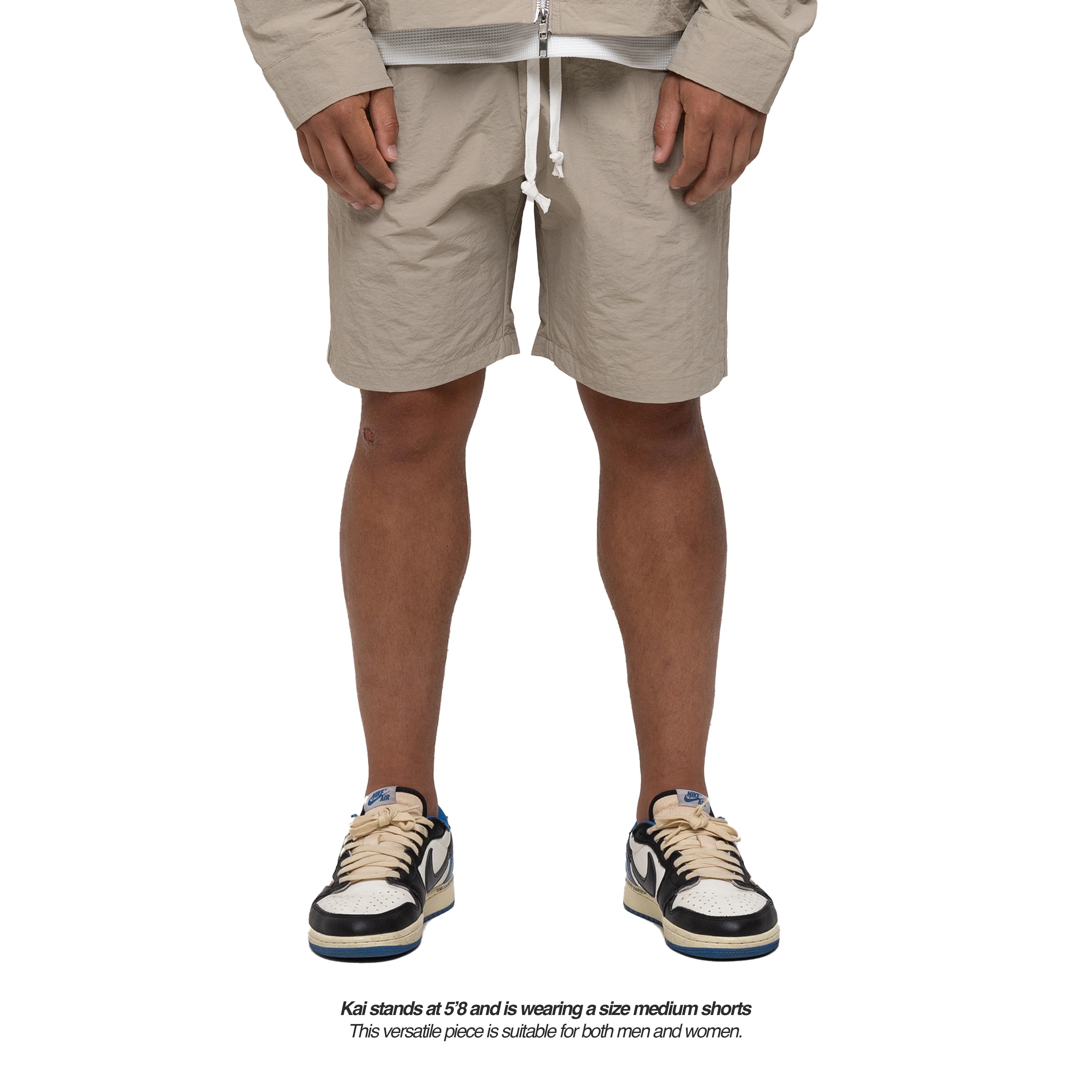 BLANCS NYLON SHORTS - BLACK - Image 3