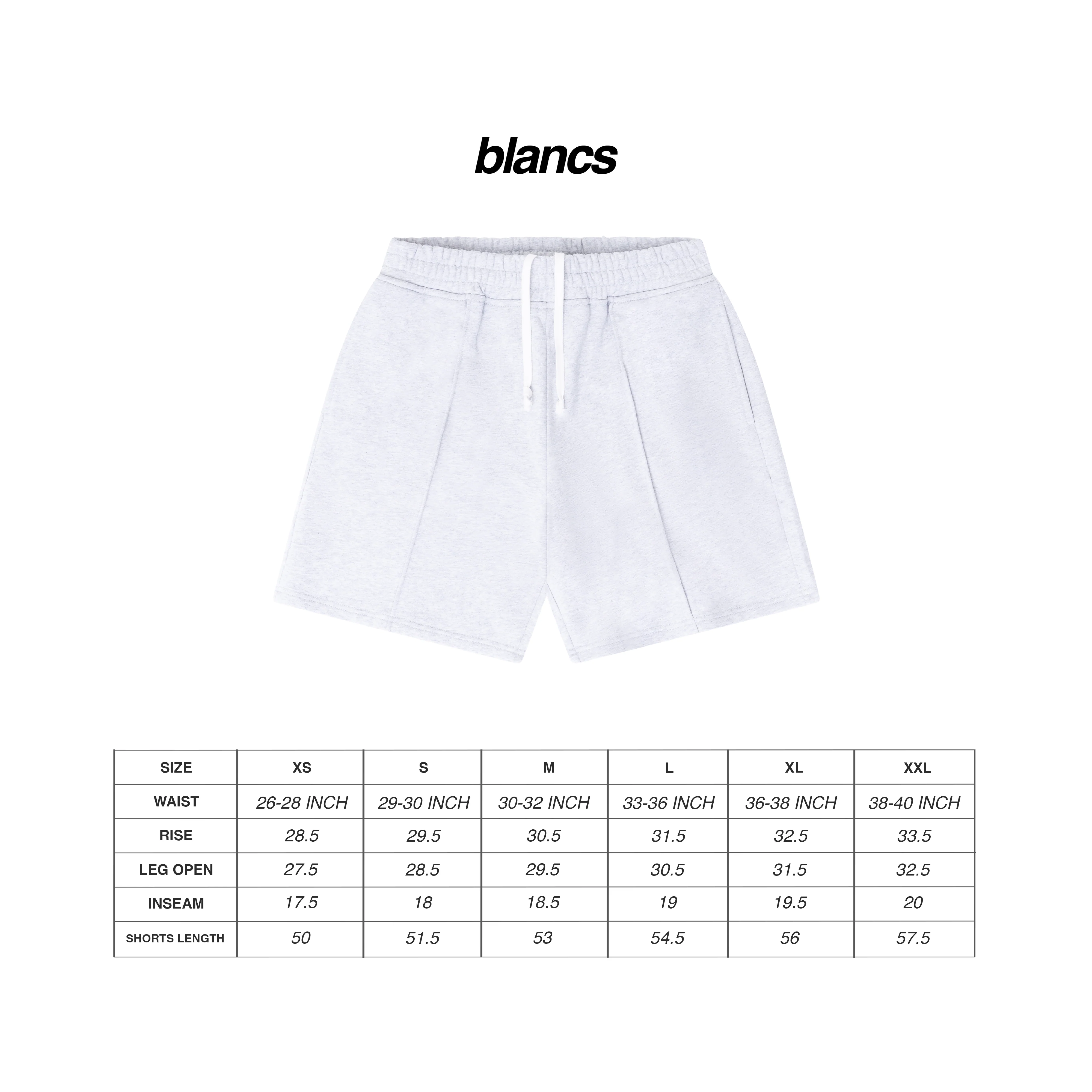 BLANCS SHORTS - GREY - Image 3