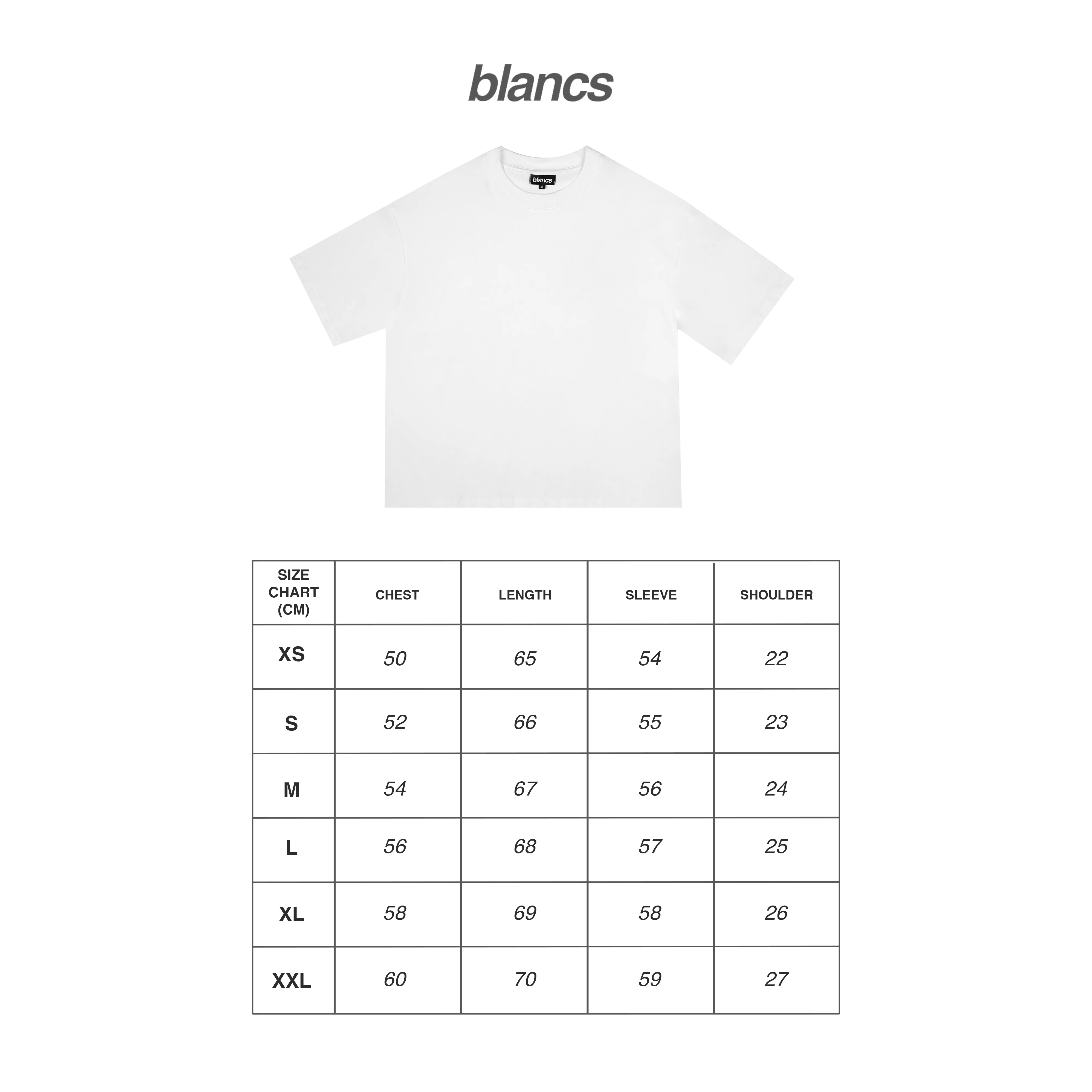 BLANCS BASICS TEE - WHITE - Image 6