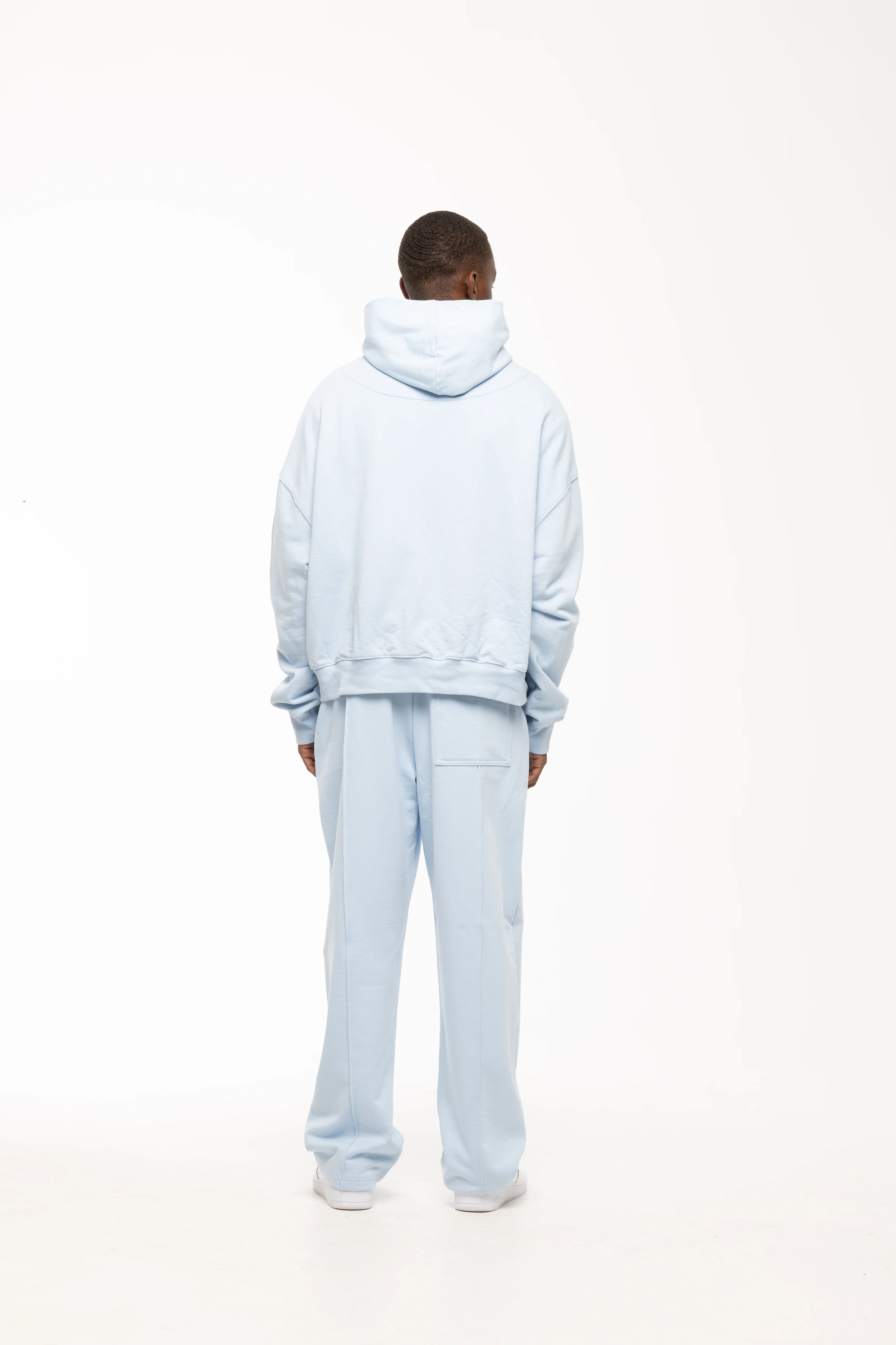BLANCS ZIP HOODIE - BABY BLUE - Image 3